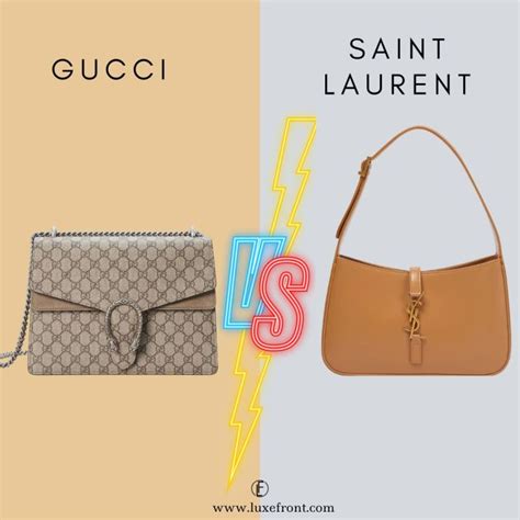 saint laurent or gucci|ysl vs gucci aesthetic.